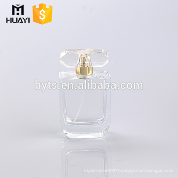 hot sale spray perfume bottles 50ml glass with luxury surlyn cap